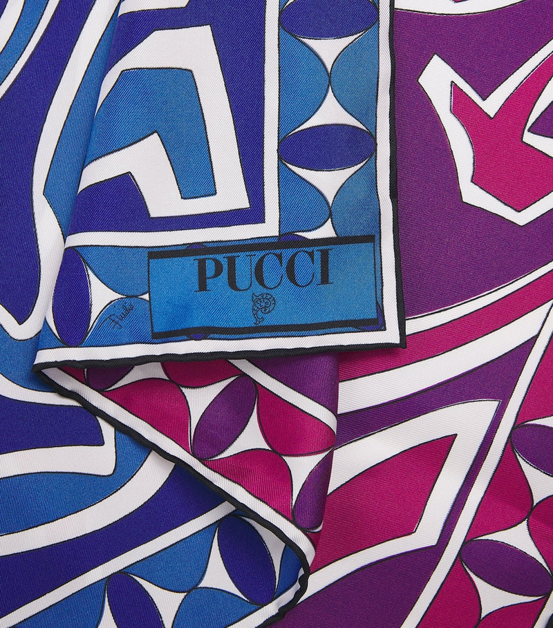 PUCCI silk scarf Labirinto 90x90cm - British product
