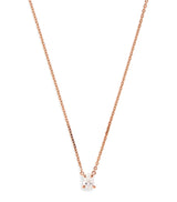 Harrods Harrods Rose Gold and Diamond Necklace 0.50ct- Buy online at McGrocer