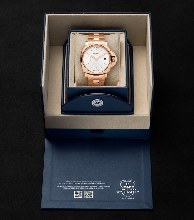 Panerai Luminor Due TuttoOro rose gold watch 42mm (British brand)