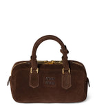 Miu Miu suede Arcadie top-handle bag - British product