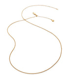 Monica Vinader gold vermeil chain necklace 61cm (British brand)