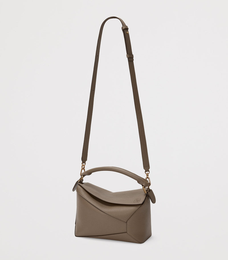 LOEWE small leather Puzzle Edge top-handle bag (British brand)