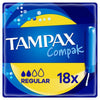 Tampax Compak Regular Tampons with Applicator 18 (British brand)