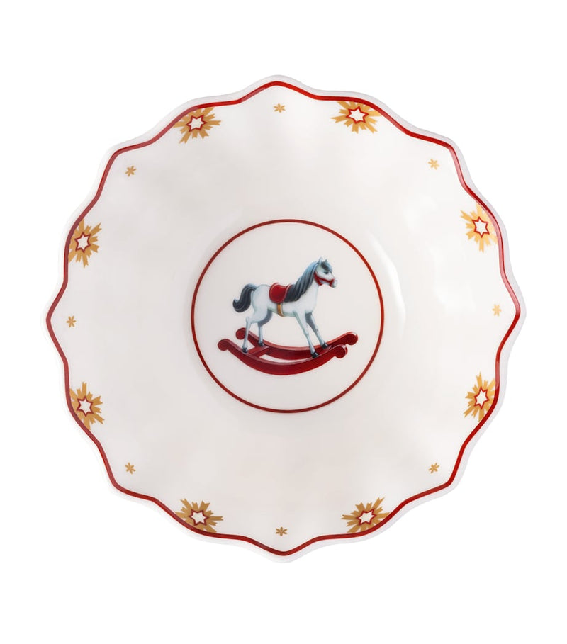 Villeroy & Boch porcelain rocking horse Toy's Delight 6-piece breakfast set (British brand)
