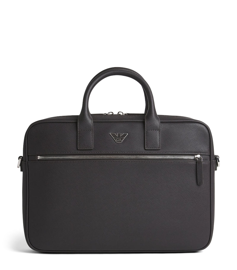 Emporio Armani Saffiano Leather Briefcase, UK version