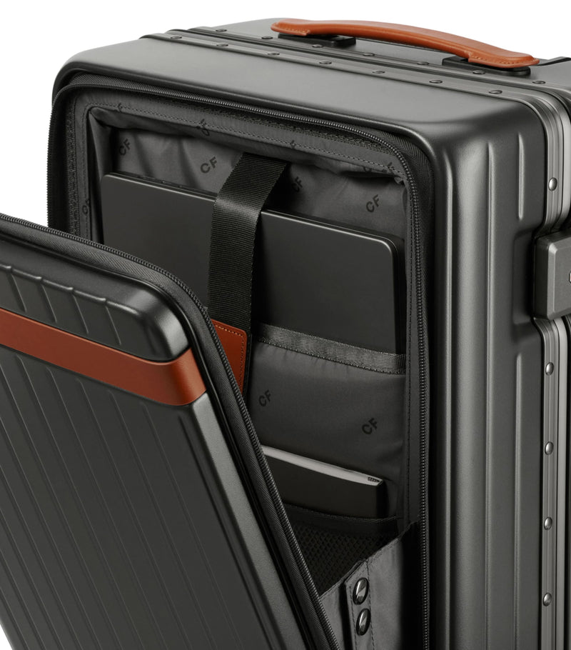 Carl Friedrik Carry-On Pro suitcase 55cm, hard shell polycarbonate (British brand)