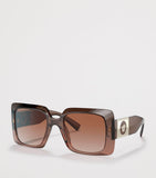 Versace acetate square gradient sunglasses, imported from the UK