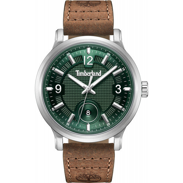 Timberland Driscoll men's watch with brown leather strap - British product