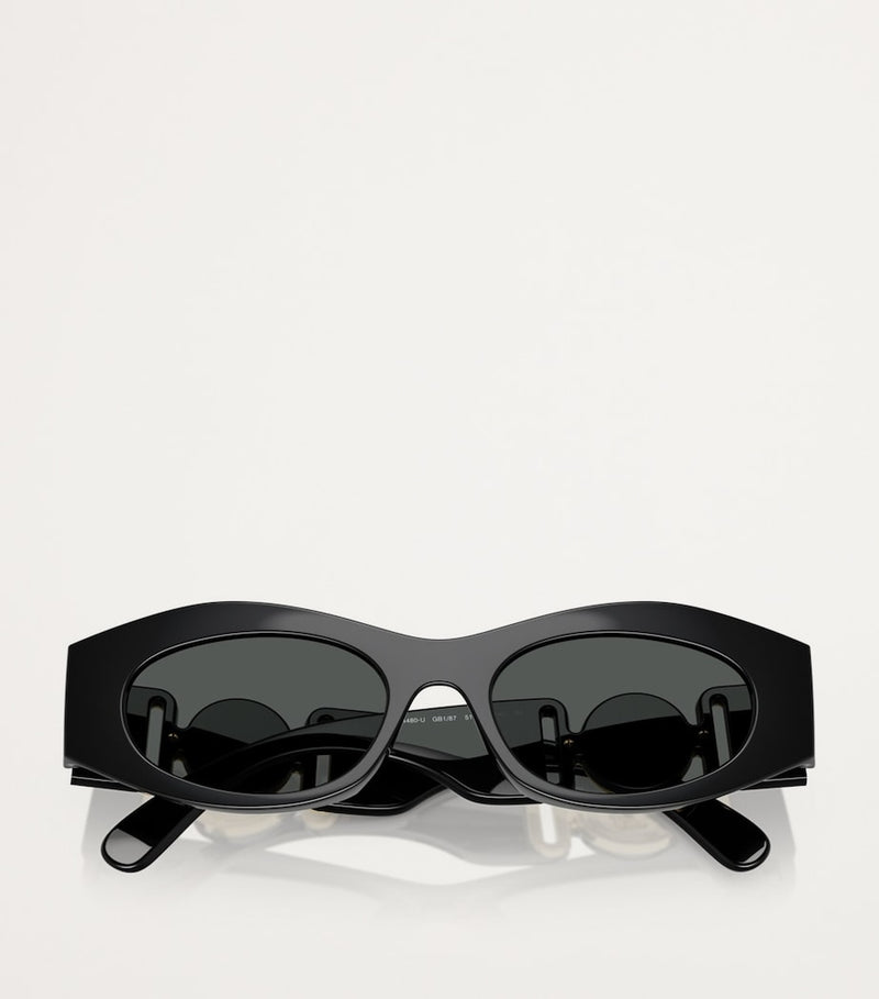 Versace acetate oval sunglasses, UK version