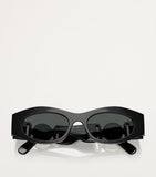 Versace acetate oval sunglasses, UK version