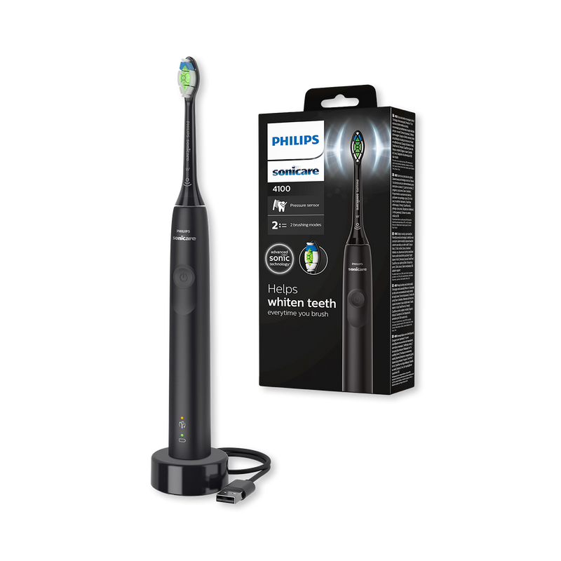 Philips Sonicare 4100 electric toothbrush black - British product