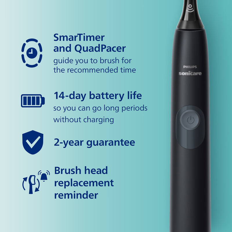 Philips Sonicare 4100 electric toothbrush black - British product