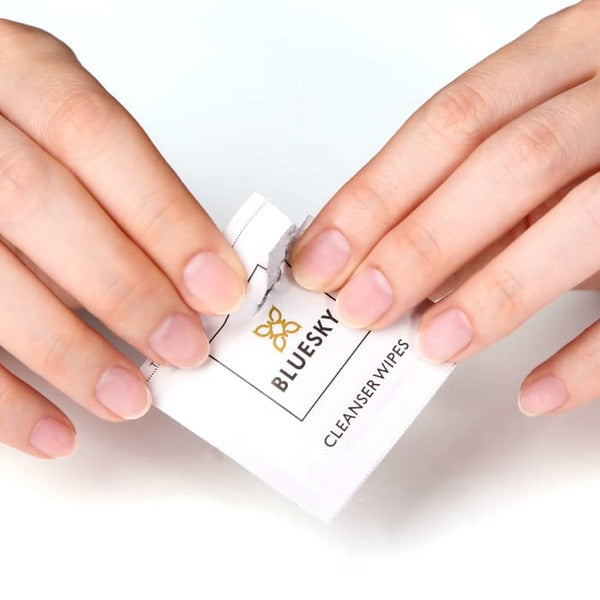 Bluesky Cleanser Wipes 100 Pack for nails - British product