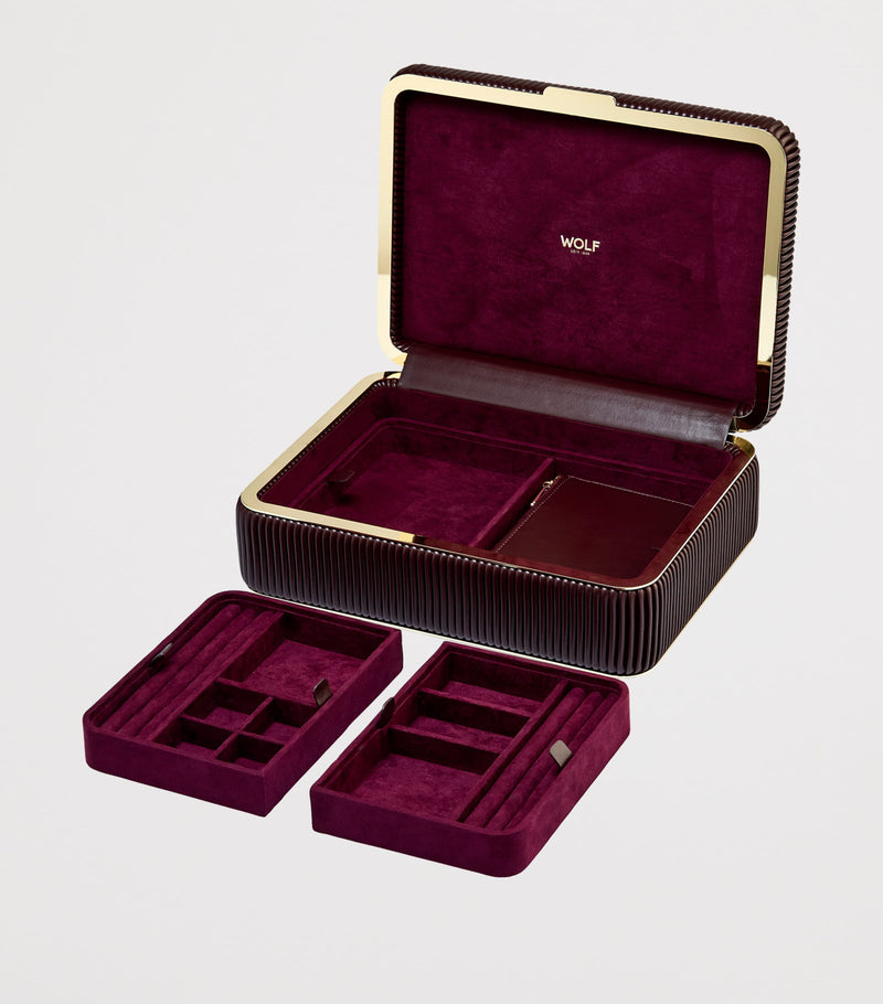 WOLF Bella Medium jewellery box (British brand)