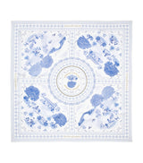 Harrods Aspinal Of London Silk Landscape Scarf 90cm x 90cm- Buy online at McGrocer