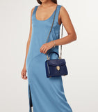 Aspinal of London Midi Mayfair top-handle bag Italian leather, imported from the UK