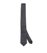 Harrods Giorgio Armani Silk Geometric Tie- Buy online at McGrocer