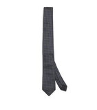 Giorgio Armani featherlight silk geometric tie - British product