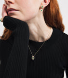 Suzanne Kalan emerald diamond yellow gold necklace, UK version