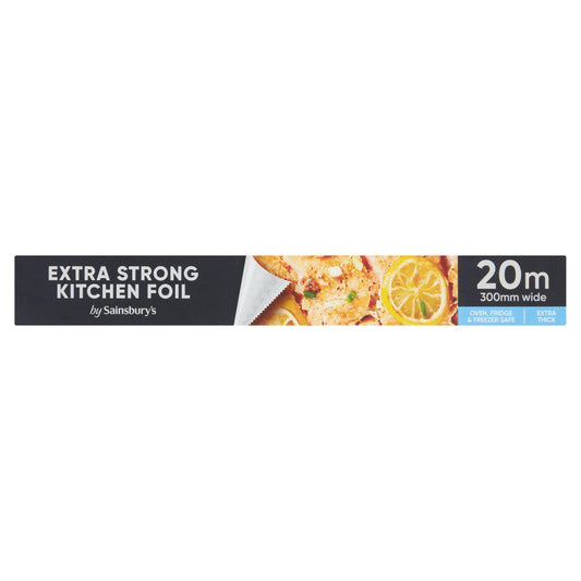 Sainsbury's Extra Strong Kitchen Foil 300mmx20m essentials Sainsburys   