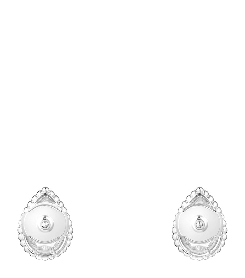 Boucheron Serpent Bohème white gold diamond earrings, imported from the UK