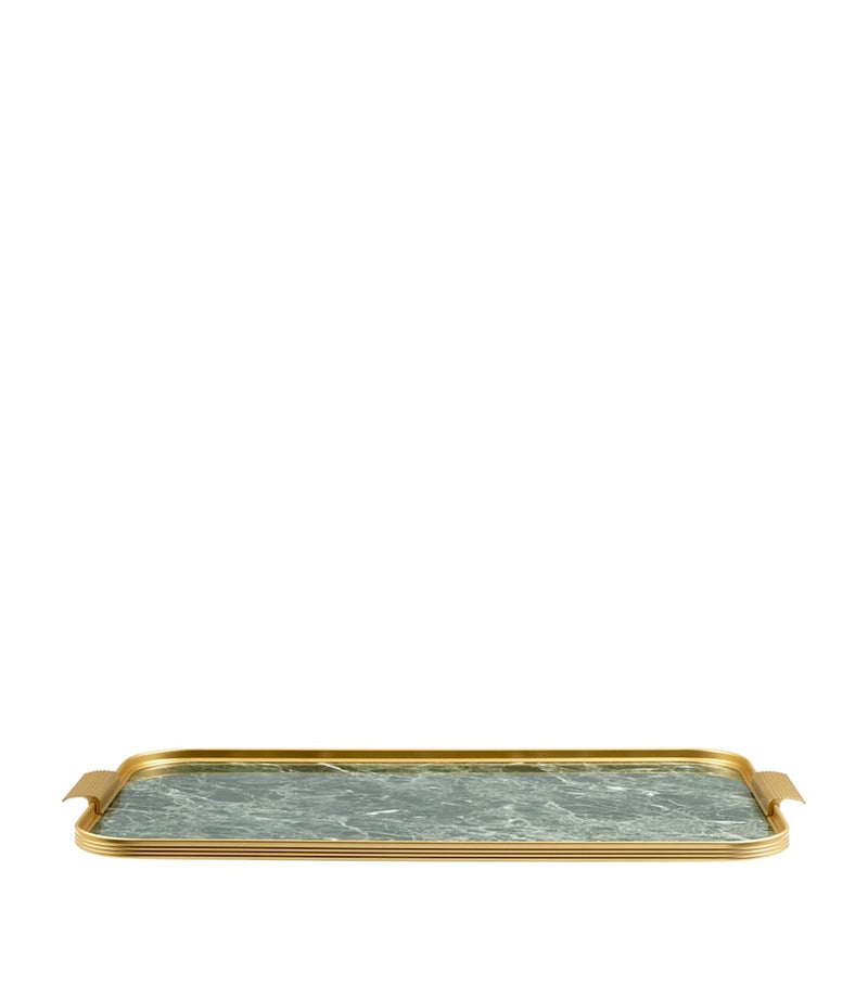 Kaymet Marble Ribbed Tray, UK version