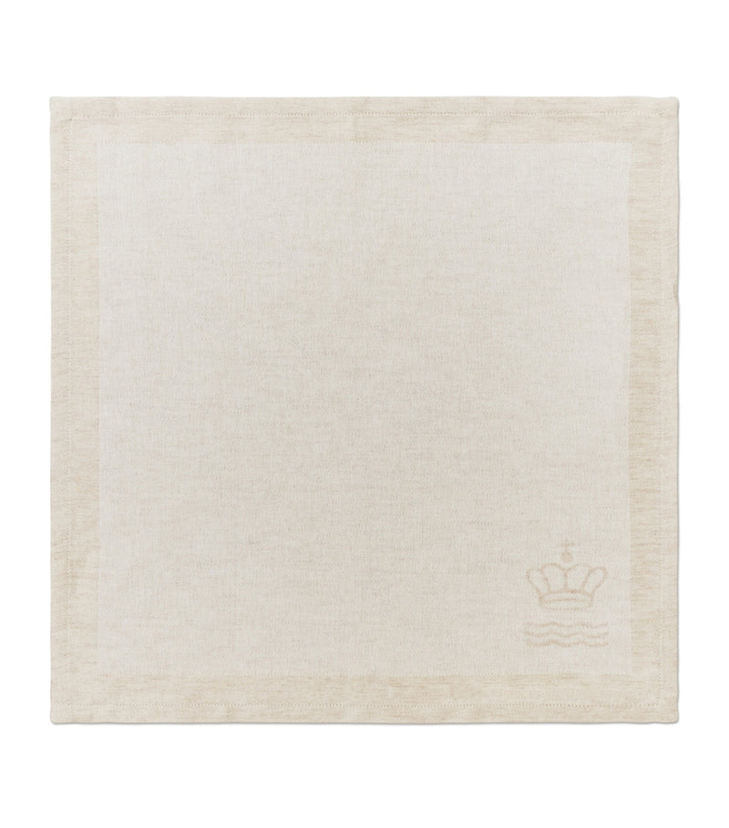Royal Copenhagen Jacquard Waves fabric napkins 45cm x 45cm, imported from the UK