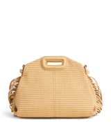 Harrods Maje Raffia-Effect Miss M Shoulder Bag- Buy online at McGrocer