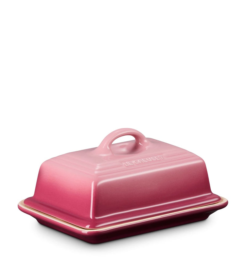 Le Creuset stoneware butter dish (17cm), imported from the UK