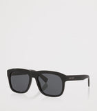 Saint Laurent SL 558 rectangular acetate sunglasses, imported from the UK