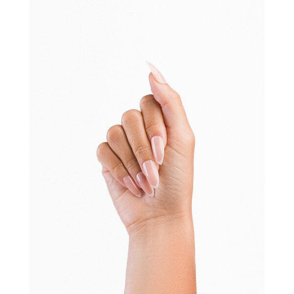 Nail HQ Almond Glossy French Nails 24 pcs, UK version