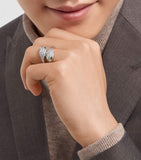 Bvlgari Serpenti Seduttori ring 18kt white gold, UK version