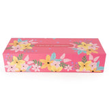 Pink floral Kashmir Fig candles 3 pack - British product