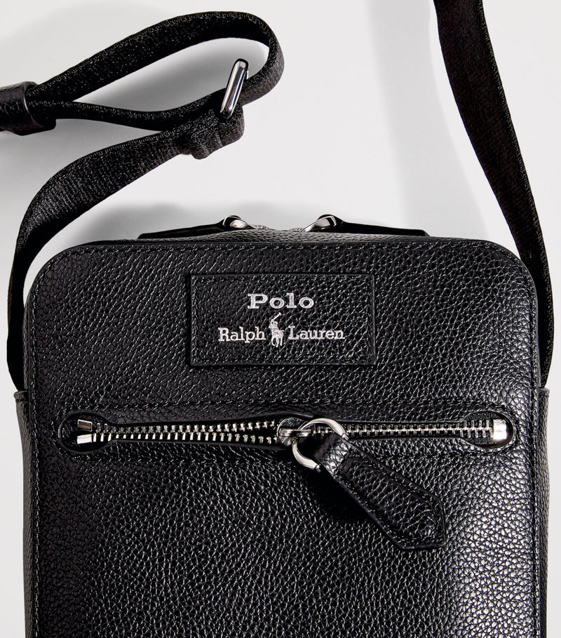 Ralph Lauren pebbled leather cross-body bag, imported from the UK