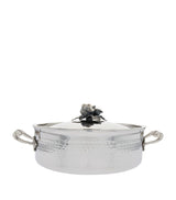 Harrods Ruffoni Opus Prima Stainless Steel Braiser Pan with Lid (26cm)- Buy online at McGrocer