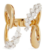 Harrods YEPREM Yellow Gold and Diamond Golden Strada Stackable Ring- Buy online at McGrocer