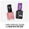 Rimmel Nail Polish Pop Princess Pink, imported from the UK