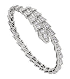 Bvlgari Serpenti Viper bracelet white gold diamonds (British brand)