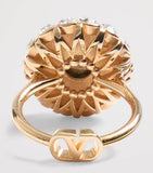 Valentino Garavani crystal VLogo signature ring, UK version