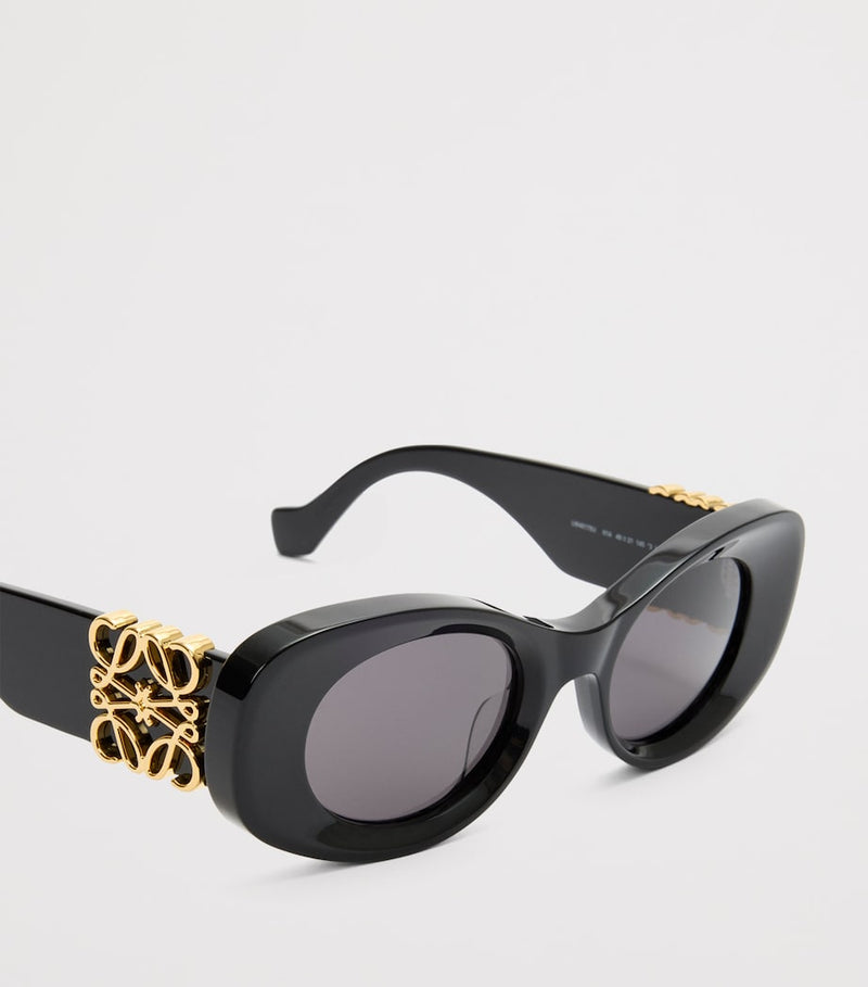 Loewe bevelled oval sunglasses, imported from the UK