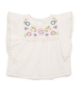 Harrods Louise Misha Cotton Embroidered Malya Blouse Children's Blouse 6-24 Months- Buy online at McGrocer