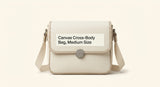 Burberry Check Note cross-body bag with calf leather trim - British product