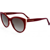 Carolina Herrera brune HER0142 56 S R9S solbriller acetatramme, UK versjon