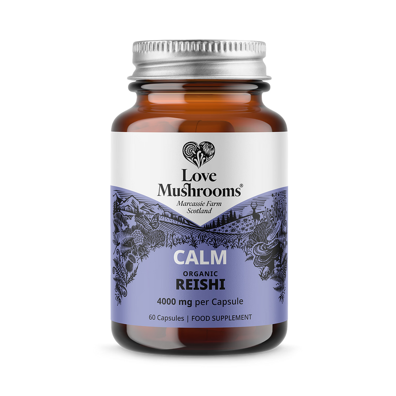 Love Mushrooms organic reishi 4000mg capsules (British brand)