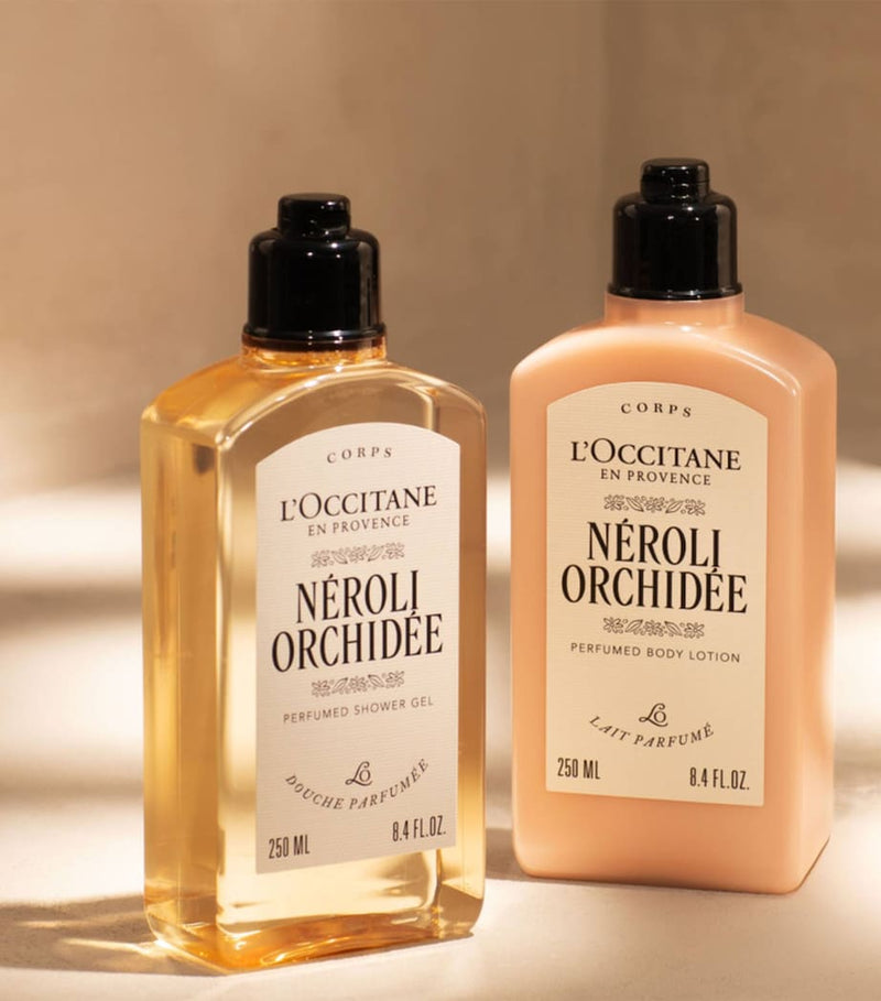 L'Occitane Néroli Orchidée shower gel 250ml, imported from the UK