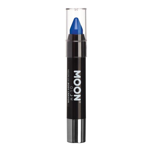 Moon Glow UV Body Crayon Intense Blue, imported from the UK