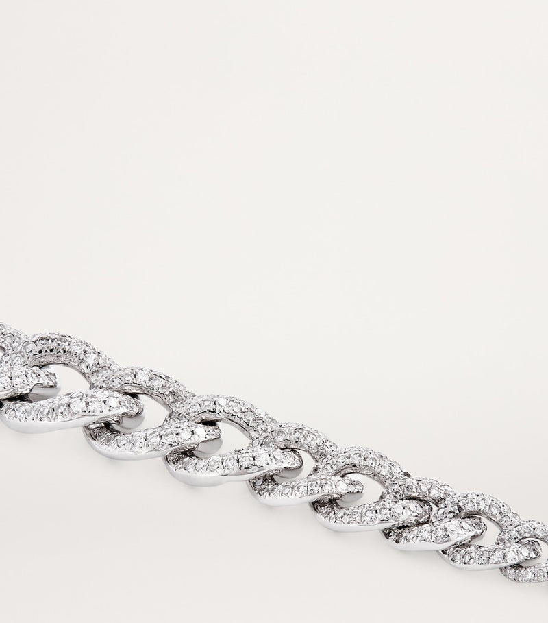 SHAY pavé white gold diamond bracelet, UK version