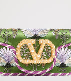 Valentino Garavani small embellished Locò shoulder bag, imported from the UK