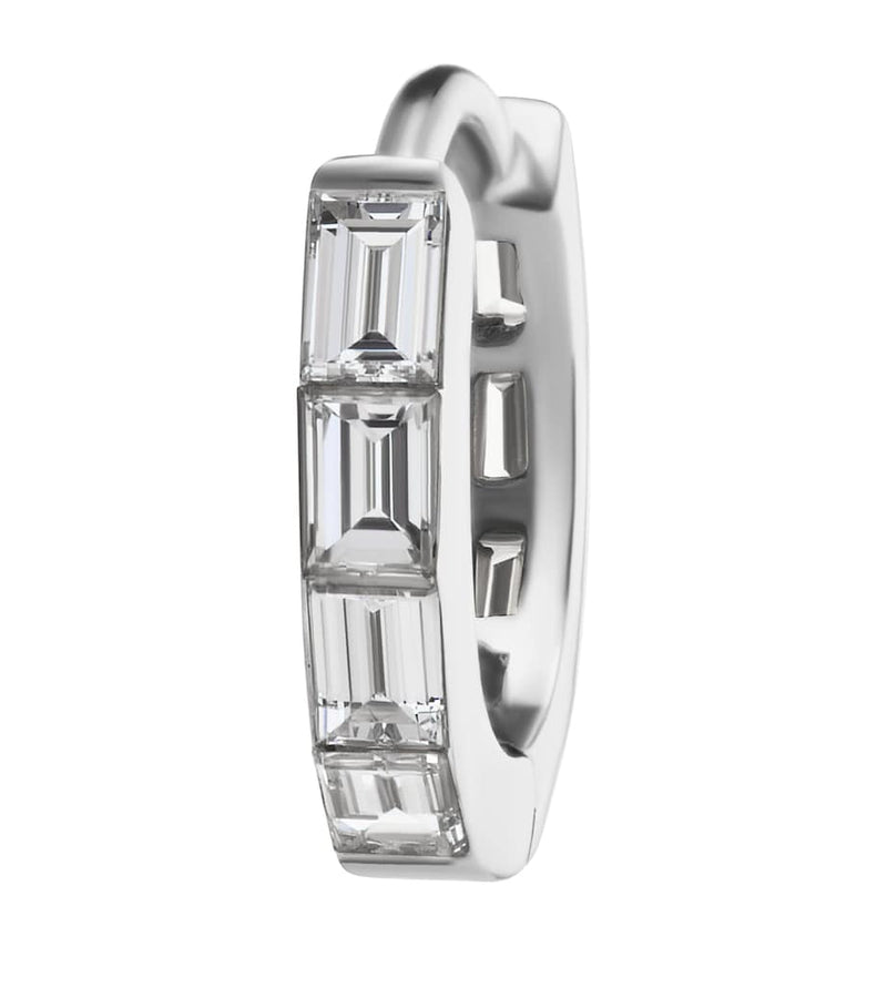Maria Tash diamond hoop earring 8mm (British brand)