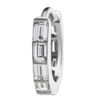 Maria Tash diamond hoop earring 8mm (British brand)